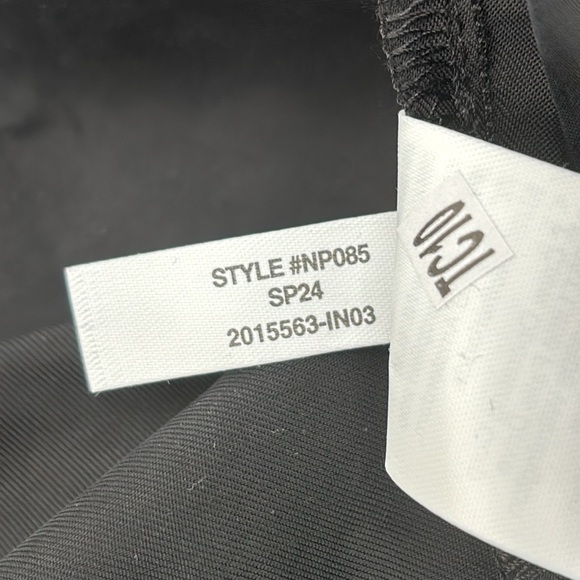 Madewell Crisscross Midi Slip Dress Cupro-Blend in True black size 4 NWT NP085 - Picture 11 of 13